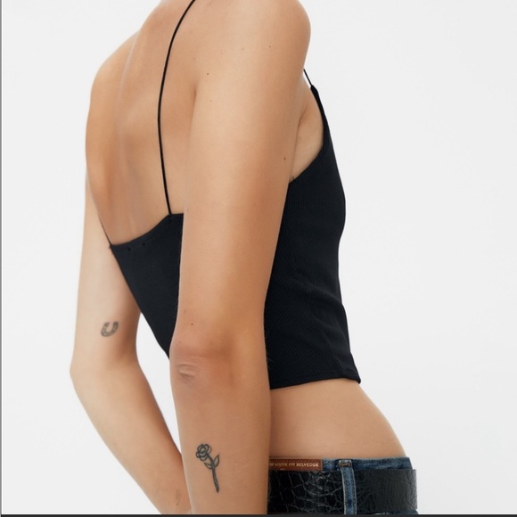 ZARA Rib Bandeau top - Picture 3 of 16
